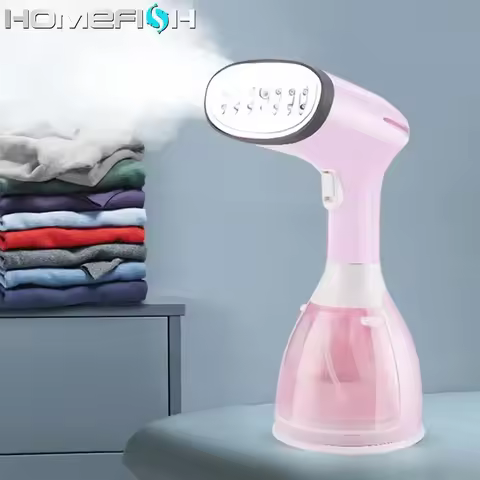 Garment Steamers 280ml Handheld Fabric Steamer 7 Holes 20 Seconds Fast-Heat 1500W Garment Steamer fo