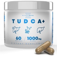 TUDCA+ 1000mg Bile Salt Supplement for Liver Support, Detoxification, Digestive Health, and Skin Hea