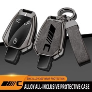 Zinc Alloy Car Key Case For Mercedes Benz C Class Remote Control Protector For Mercedes Benz C300 C2