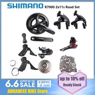 Shimano 105 R7000 Groupset 2x11s Shifter Front Rear Derailleur Cassette Brake HG601 Road Bicycle Gro