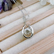 Pt鉑金白金 天然鑽石1克拉 日本特殊工藝項鍊