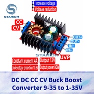 1PCS DC DC CC CV Buck Boost Converter 9-35 to 1-35V 80W Buck Booster DC Step Down Step Up Adapter Mo