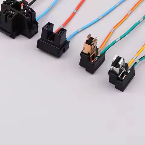 2Pcs Headlight Lamp Bulb Socket Wiring Harness Connector Plug Adapter Line For H1 H7 H4 Bulb Car Hea