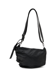 DISCORD YOHJI YAMAMOTO RIBBON LEATHER CROSSBODY BAG