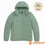 [WildLand] Women Warm Splash-Resistant Detachable Hooded Down Jacket 700FP Coat Snow 0B32101