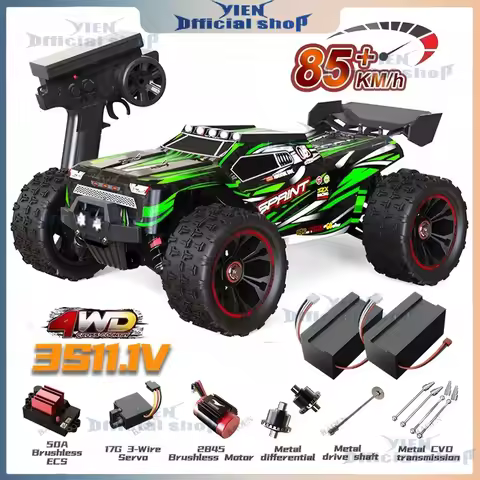 SCY9522PRO 85KM/H High Speed RC Car Brushless 4WD Off-Road Drift Remote Control Car 1:16 Professiona