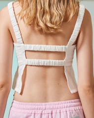 REVERIE Carrie Top (Lace) - เสื้อสายเดี่ยวเปิดหลังผ้าลูกไม้ (มี 4 สี)