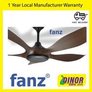 FANZ 52" Ceiling Fan FS-525N DO FS Series Mahogany Kipas Ceiling DC Motor