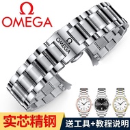 2024☾✺ XIN-C时尚4 for/Omega/watch strap solid stainless steel strap for/Omega/Butterfly Seamaster Speedmaster series stainless steel bracelet for men and women 20