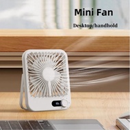 Usb Desktop Rechargeable Mini Fan Folding 5 Blades Handy Table Fan Portable Mini Electric Cooling Fans For Room