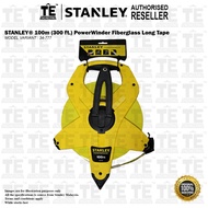 STANLEY 100m (300 ft.) PowerWinder Fiberglass Long Tape 34-777