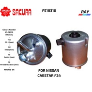 SAKURA DIESEL FUEL FILTER FOR NISSAN CABSTAR F24 FS18310 16400-ES60C NISSAN CABSTAR YD30DDTI,ZD30DDT
