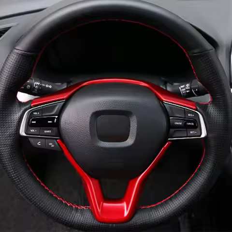 Car Steering Wheel Trim Cover Sticker for Honda Accord 10th INSIGHT 2018 2019-2022 City 2020-2022 Ca