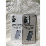 Softcase Xiaomi Redmi Not 10 Pro 4G /10 Pro Max Space Tpu original clear black black Bening