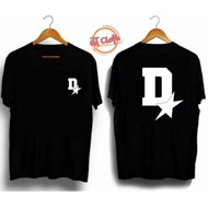 SIMPLE D STAR INITIAL T-SHIRT baju t shirt lelaki cotton