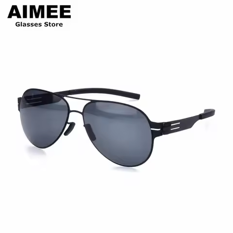 New Pilot Brand Designer No Screw Polarized Sunglasses For Men Women Fashional UV Protection Sun Gla
