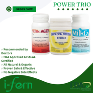 Ifern Product Power Trio Fern D 1000IU Softgels Fern Activ Milkca Capsules