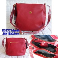 Tas Kulit Papillon Original K3277 Merah