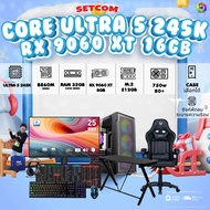 คอมโบเซ็ทจบพร้อมเล่น ซื้อ1 ได้ 7 BONMECOM2 คอมประกอบ DDR5 / CPU INTEL CPU CORE ULTRA 5 245K / RX 906