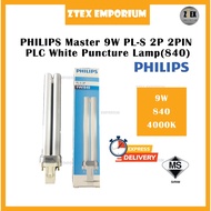 PHILIPS MASTER 9W PLS 2P 2PIN PLS WHITE PUNCTURE LAMP 840 4000K