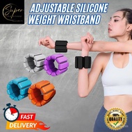 Adjustable Silicone Weights for wrist & ankle sports training wristband bracelet legs running