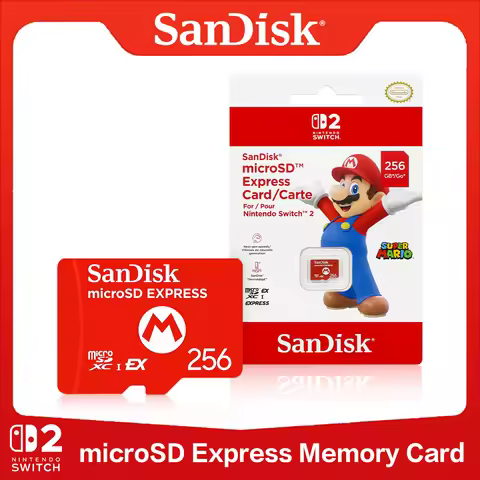 100% Original SanDisk Express MicroSD Card 256GB High Speed up to 880MB/s PCIe NVMe Memory Card for 
