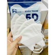 Set of 200 White Linear 5D Masks