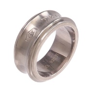 TIFFANY＆CO 925純銀/鈦1837 Ring戒指US#5.5