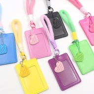 Love card holder PU card holder Cute bus card meal card holder