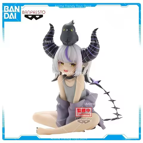 In Stock Original Bandai Banpresto Relax Time Hololive La+ Darknesss Kawaii Anime Loli Girls Figures