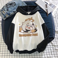 Vintage Sweetshirts Kawaii Harajuku Anime Genshin Impact Women Streetwear Hooded Cool Oversized Hood