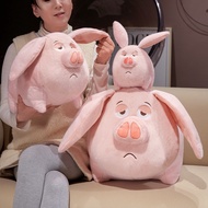 Cute Flying Pig Plush Toy Cartoon Ne Zha Soft Plushie Stuffed Toys Pillow Doll Birthday Kids