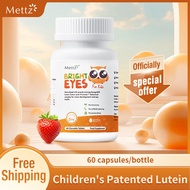 [Support Vision Health] Mettz Lutein and Zeaxanthin for Kids, Vitamin A, VitaminC, Zinc, Non-GMO & G