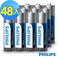 【Philips 飛利浦】 3號超鹼電池(48顆)