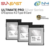 SUNEAST CF EXPRESS 4.0 Type B Ultimate Pro Card Silver Series VPG400 MAX R3700 MB/s W3200 MB/s 512GB