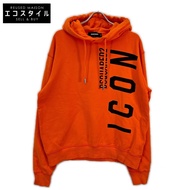 เสื้อฮู้ด Dsquared2 รุ่น S79GU0065 S25516 สีส้ม โลโก้ ICON ไซส์ L [มือสอง]