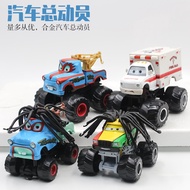 Alloy Cars Tall Car Bigfoot Big Foot Die Tooth Long Hair Ambulance Return to Teacher Children's Toys