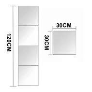Gương toàn thân dán gương dán tường toàn thân gương dẻo dán tường chống vỡ an toàn size 30x100cm - L
