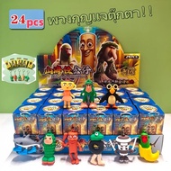 🔥กรุงเทพฯ🔥Tung Tung Tung Sahur โมเดล ยกbox24 กล่อง พวงกุญแจ ของขวัญ รูปแบบการ์ตูน เซอร์ไพรส์ พวงกุญแ