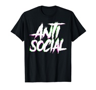 Antisocial, Introvert, I Hate People, Antisocial Club, EDM T-Shirt
