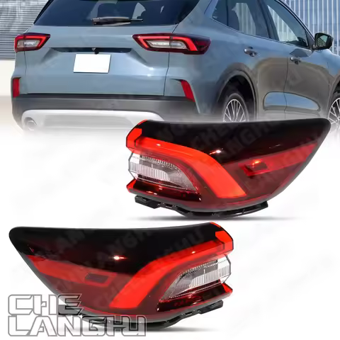 LED Outside Tail Light For Ford Escape 2023 2024 US Version Car Accessories DRL Taillight Rear Lamp 