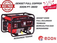 GENSET 3800 Watt EDON 3800 Gasoline Generator Generator Bensin 4 tak Edon Bergaransi resmi Edon genset generator listrik 3000 watt Full copper full tembaga HONDA