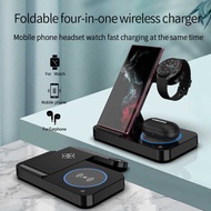 30W 4 In 1 Wireless Charger For Iphone S20 S21 Samsung Galaxy Watch 8 7 6