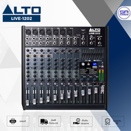 (ใช้โค้ดลดอีก10%) ALTO LIVE1202 MIXER มิกเซอร์ 12 ช่อง มิกเซอร์อนาล็อก เครื่องปรับแต่งเสียง เครื่องเ