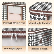 MRNSTREWovy Folding Clothes Storage Box Visual Storage Bag Dust Proof 75L - W30