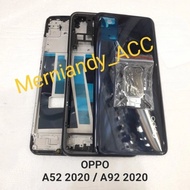 Cessing hausing fullset frame lcd Oppo A52 / A92 Backdor + Bazzel + Middle bone frame