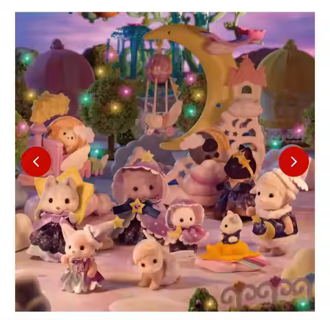 Original New Sylvanian Families Night Series Blind Box Forest Family Mystery Box Familias Sylvanian 