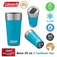 แก้วน้ำเก็บความเย็น Coleman Brew Insulated Stainless Steel Tumbler 20oz Slate