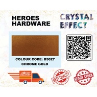 【READY STOCK】CRYSTAL EFFECT CHROME GOLD B5027 Groundcoat Cat I 2k AOTO DIY Aerosol Cat spray