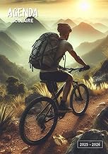 Agenda Scolaire 2025-2026: VTT Enduro | Organisateur et Planificateur Journalier | 2 Jours Par Page 